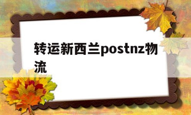 包含转运新西兰postnz物流的词条